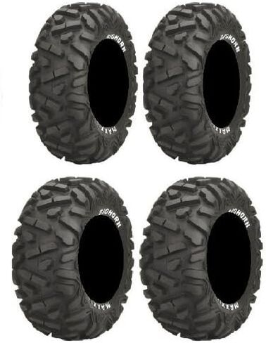 Full set of Maxxis BigHorn Radial 26x9-14 and 26x11-14 ATV Tires (4) in Saudi Arabia