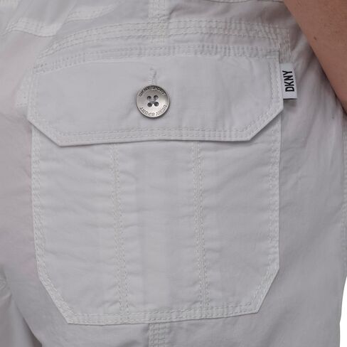 DKNY Women's Poplin Long Convertible Cargo Short in Kuwait