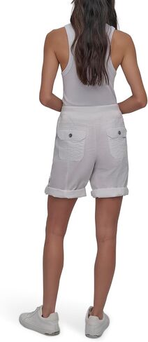 DKNY Women's Poplin Long Convertible Cargo Short in Kuwait