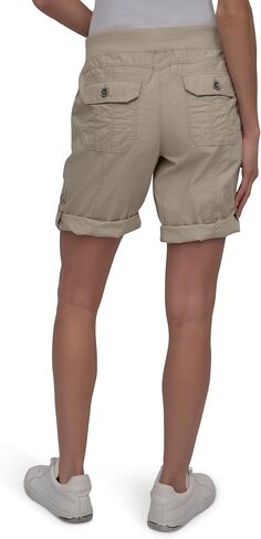 DKNY Women's Poplin Long Convertible Cargo Short in Saudi Arabia