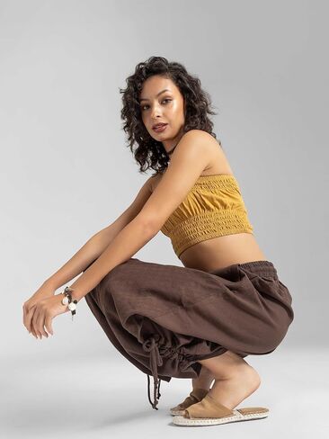 Women’s Cotton Bali Harem Pants – Relaxed Fit Yoga Lounge – Casual Summer Beach Trousers in Saudi Arabia