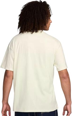 Nike Men's Sportswear Max90 Short Sleeve T-Shirt L Beige in Saudi Arabia