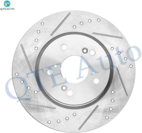 PM Auto مجموعة من 4 دوارات قرص فرامل أمامية 296 مم - خلفي 305 مم محفورة لـ 2007-2011 2014-2016 Honda CR-V in Saudi Arabia