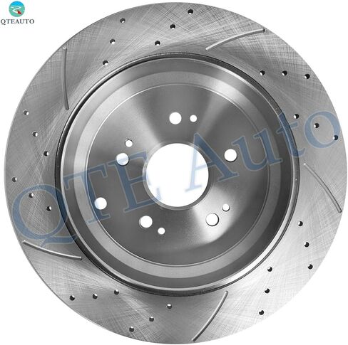PM Auto مجموعة من 4 دوارات قرص فرامل أمامية 296 مم - خلفي 305 مم محفورة لـ 2007-2011 2014-2016 Honda CR-V in Saudi Arabia
