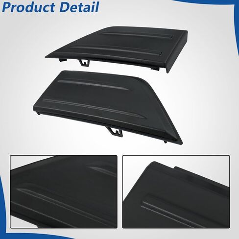 Black Steel and Plastic Front Bumper 5 Pieces with Bumper Grille License Plate Bracket Corner Panel Grille Trim Panel without Park Sensor Hole Replacement for F150 2021-2023 in Saudi Arabia