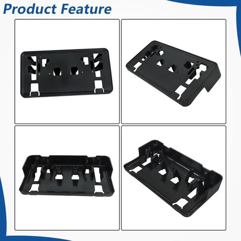 Black Steel and Plastic Front Bumper 5 Pieces with Bumper Grille License Plate Bracket Corner Panel Grille Trim Panel without Park Sensor Hole Replacement for F150 2021-2023 in Saudi Arabia