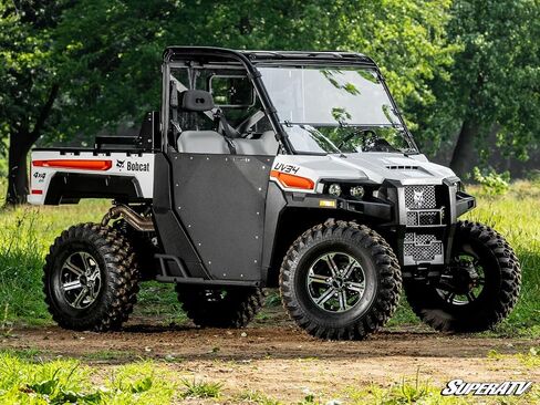 زجاج أمامي SuperATV مقاوم للخدش ومتوافق مع Bobcat UV34 | بولي كربونات مقاوم للخدش مع طلاء صلب بصري XR، شفاف in Saudi Arabia