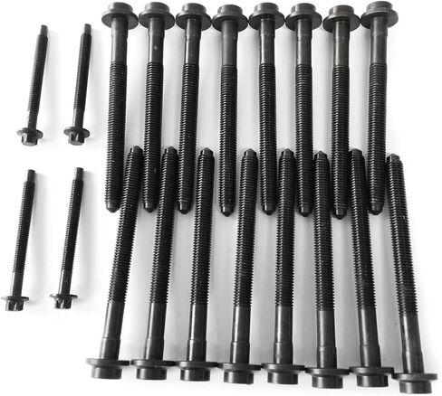 مجموعة حشية رأس Partsflow و20 مسمار رأس لـ 01-03 Ford Explorer Sport Trac لـ 07/24/2000-03 Ford Explorer لـ 01-03 Ford Ranger لـ 01-03 Mazda B4000 لـ 02-03 Mercury Mountaineer 4.0L VIN E,K in Saudi Arabia