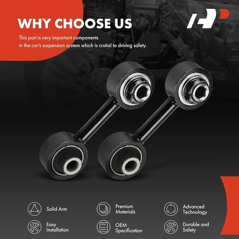 A-Premium 2 x Front Sway Bar Links Stabilizer Bar Links, Compatible with Ford F-250 Super Duty 2007-2010, F-350 Super Duty 2008-2010, F-450 Super Duty 2008, F-550 Super Duty 2008-2010 in Saudi Arabia