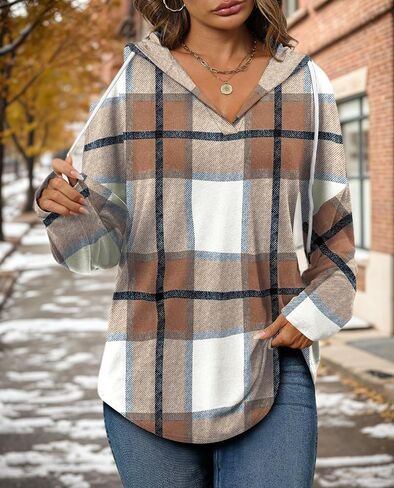 Womens Fashion Tops Hoodies for Women Pullover Oversized Sweatshirts Long SLeeve Shirts Loose Fit in Saudi Arabia