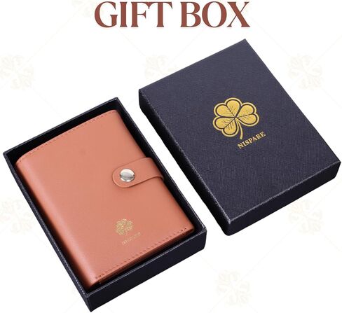 Pop Up Wallet for Women, RFID Blocking Slim Genuine Leather Card Holder with Toggle Ejector, Minimalist Front Pocket Wallet, Ideal Gift for Mom, Wife, Christmas, Birthday in Saudi Arabia