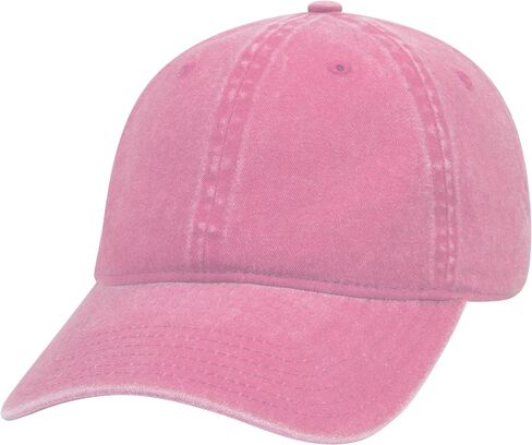 Otto 18-202 Premium Garment Washed Pigment Dyed 6 Panel Low Profile Dad Hat - Bulk, Blank Caps in Saudi Arabia
