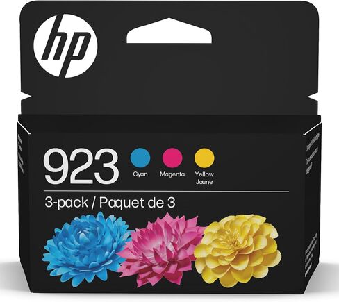 HP 923 Cyan/Magenta/Yellow Standard Yield Ink Cartridges, 3/Pack (6C3Y4LN) in Saudi Arabia