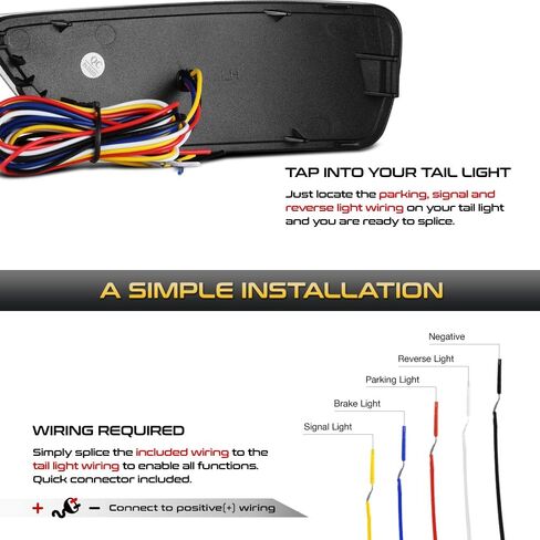 VIPMOTOZ [3 FUNCTION Brake+Reverse+Daytime Running Lights Reflector Compatible With 2011-2021 Grand Cherokee Compatible with Dodge Journey 11-17 Compass Chrome Housing Clear Lens Pair Set in Saudi Arabia