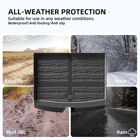 SMABEE Trunk Mat & Backrest Mats for Chevrolet Chevy Suburban 2025 2024 2023 2022 2021 (Not fit GMC Yukon XL) Accessories TPE All Weather Rear Trunk Liner Cargo Mat Back Seat Covers Protective Pad in Saudi Arabia