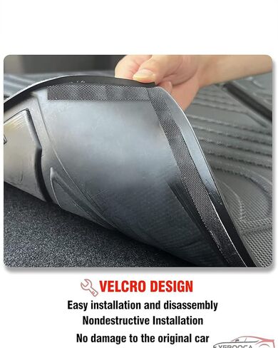 Cargo Liner Compatible with 2020-2025 Cadillac XT6 Trunk Mat Cargo Mat Back Seat Cover Protector (Backrest Mats+Trunk Mat) in Saudi Arabia