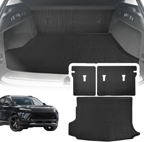Cargo Liner Compatible with 2020-2025 Cadillac XT6 Trunk Mat Cargo Mat Back Seat Cover Protector (Backrest Mats+Trunk Mat) in Saudi Arabia