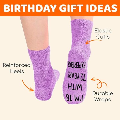 HAPPYPOP 90th Birthday Gifts for Women - Novelty Socks for 90 Year Olds, 90 Year Old Birthday Gifts Ideas in Saudi Arabia