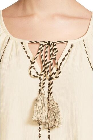 بلوزة راجلان منسوجة بأكمام طويلة للسيدات مع تطريز in Kuwait