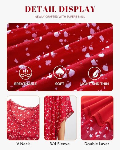 Siddhe Plus Size Tops 3/4 Sleeve V Neck Chiffon Blouses Loose Fit Spring Fall Dressy Casual 2025 Tunic for Leggings(XL-5XL) in Kuwait