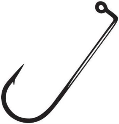 Gamakatsu Jig Hook 90 Flat Eye, NS Black, Size 4/0 (100 Count) in Saudi Arabia
