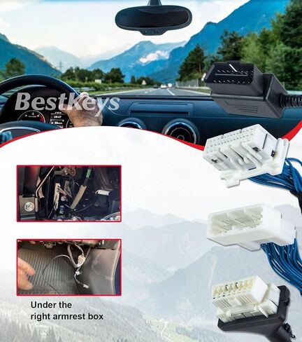 BestKeys 30 دبوس كابل محول برمجة تجاوز برنامج محول الكابل التشخيصي عبر OBD - بدون استبدال رمز PIN لنماذج Toyota 30 pin 8A-BA و4A in Kuwait