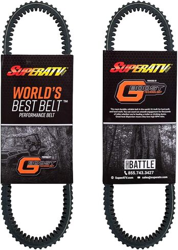 حزام محرك SuperATV CFMOTO ZForce عالي التحمل CVT، يستبدل قطعة OEM #0800-055000-0001، أفضل حزام محرك في العالم، قوة فائقة، أقوى من المخزون، مصنوع من فولاذ كرومولي 4340، انظر الملاءمة in Saudi Arabia