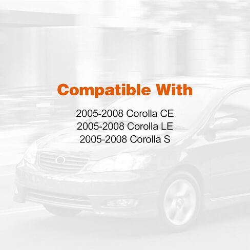 Perfit Liner Front Grille Grill صب الكروم مع إدراج رمادي متوافق مع 2005-2008 Toyota Corolla TO1200278 5310002090 in Saudi Arabia
