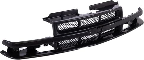 CarPartsDepot Front Grille Grill With Black Center Bar Compatible With Chevrolet Chevy 1998-2004 S10 & 1998-2005 Blazer With Black Insert in Saudi Arabia