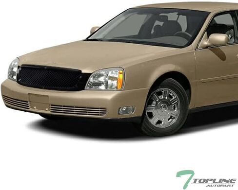 7422453531598 متوافق مع 2000-2005 كاديلاك ديفيل شبكة أمامية سوداء لامعة مصبغة المصد الأمامي in Kuwait