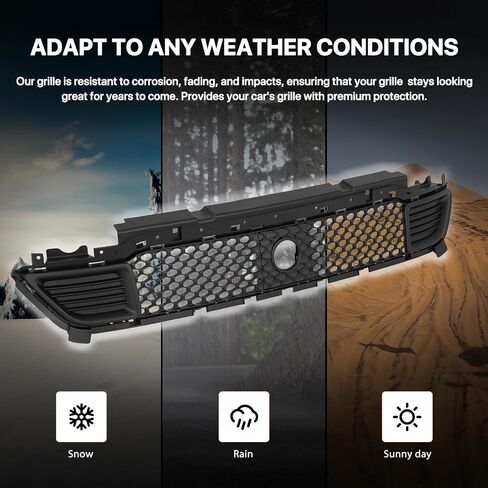 KARPAL Front Bumper Cover Grille Compatible with 2019 2020 2021 2022 Jeep Cherokee Replaces 68288045AB, CH1036187 in Saudi Arabia