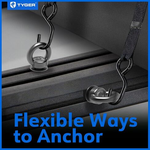 مجموعة مغامرات Tyger Auto Add-on Eyelet Bolts | ملحقات لسلسلة رفوف السقف Tyger | حزمة 4 مجموعات | 304 الفولاذ المقاوم للصدأ in Saudi Arabia