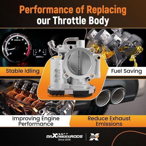maXpeedingrods Electronic Throttle Body S20204 for Chevrolet Aveo Aveo5 Cruze Sonic, for Pontiac G3 G3 Wave, 1.6L 1.8L L4 Engine, 55561495 55577375 in Saudi Arabia