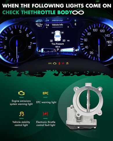 جسم الخانق الإلكتروني من SCITOO متوافق مع سيارة Ford F-250 Super Duty، لسيارة Ford F-350 Super Duty، لسيارة Ford F-450 Super Duty، لسيارة Ford F-550 Super Duty - يستبدل BC3Z9E926A، S20142 in Saudi Arabia