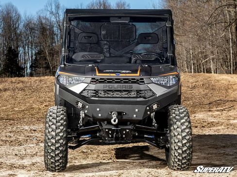 SuperATV Polaris Ranger 1000 Vented Full Windshield | Scratch Resistant | Dark Tint in Saudi Arabia