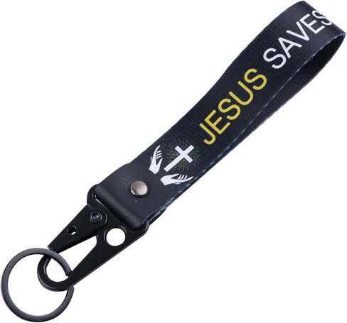 Funny Jesus Strap Keychain, Novelty Keychains for Bags, Keys in Kuwait