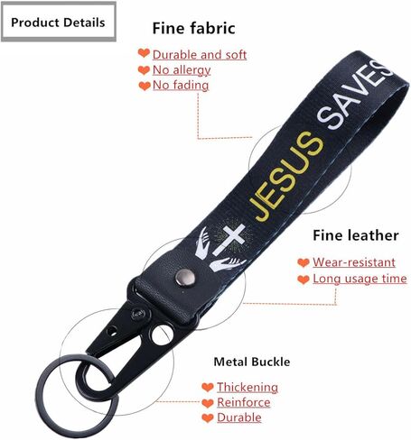 Funny Jesus Strap Keychain, Novelty Keychains for Bags, Keys in Kuwait