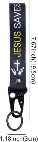 Funny Jesus Strap Keychain, Novelty Keychains for Bags, Keys in Kuwait