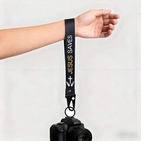 Funny Jesus Strap Keychain, Novelty Keychains for Bags, Keys in Kuwait