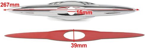 GZYF Motorcycle Accessory Rear Trunk Latch Accent Trim for Harley FLHTCUTG Tri Glide Ultra Classic 2009-2022, FLHXXX Street Glide Trike 2010-2011, Chrome in Saudi Arabia