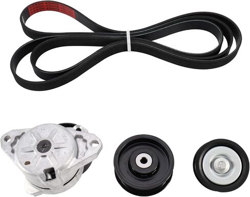 Idler Pulley Drive Belt Tensioner Serpentine Belt Kit Compatible with Mercedes-Benz GL550 SLK350 C350 GLK350 E550 CLK550 CL550 CLS550 S550 SL550 R350 G550 OE# 2722021419 2722021019 2722000270 6PK2404 in Saudi Arabia