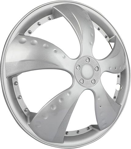 ECCPP R15 Hubcap Wheel Cover Corrosion-Free & Sturdy – Universal Wheel Rim Cover Full Heat & Impact Resistant Grade, 4 Pack in Saudi Arabia