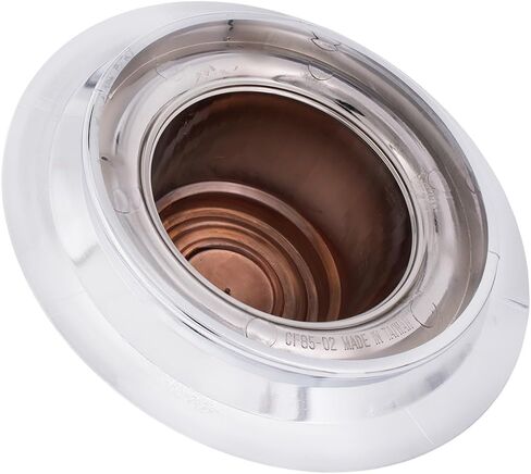 United Pacific C687001 Chrome Plastic Rallye Center Hub Cap Covers for 1968-70 Chevy Camaro, Rally/Sport Wheels, Durable Plastic Covers - Set of 4 in Saudi Arabia