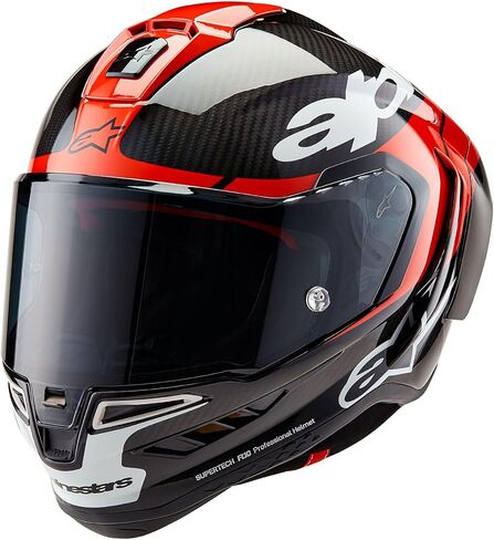 Alpinestars Supertech R10 Element Helmet, Carbon Fiber, Aerodynamic Full-Face Design, Ventilation & Safety, DOT & ECE Certified for Street & Track Riders in Saudi Arabia