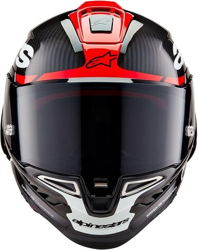 Alpinestars Supertech R10 Element Helmet, Carbon Fiber, Aerodynamic Full-Face Design, Ventilation & Safety, DOT & ECE Certified for Street & Track Riders in Saudi Arabia