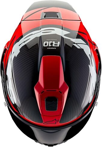 Alpinestars Supertech R10 Element Helmet, Carbon Fiber, Aerodynamic Full-Face Design, Ventilation & Safety, DOT & ECE Certified for Street & Track Riders in Saudi Arabia