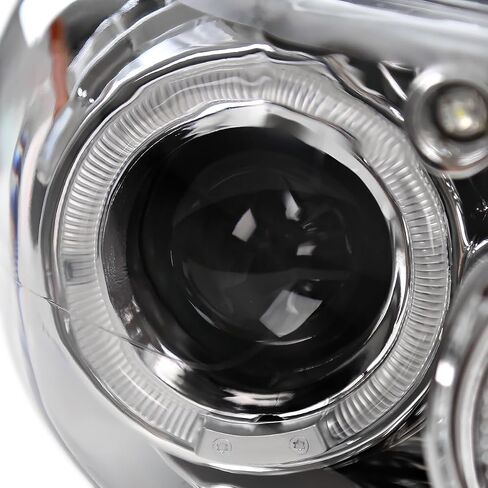 SPEC-D TUNING Angel eye + LED Projector Headlights Compatible with 2008-2010 Scion xB, Left + Right Pair Headlamps Assembly in Saudi Arabia