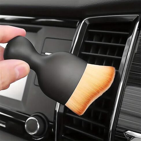 Car Interior Cleaning Brush, Soft Bristle Detailing Brush for Car Care, Versatile Interior Dusting Tool for Vents, Dashboards, and More in Saudi Arabia