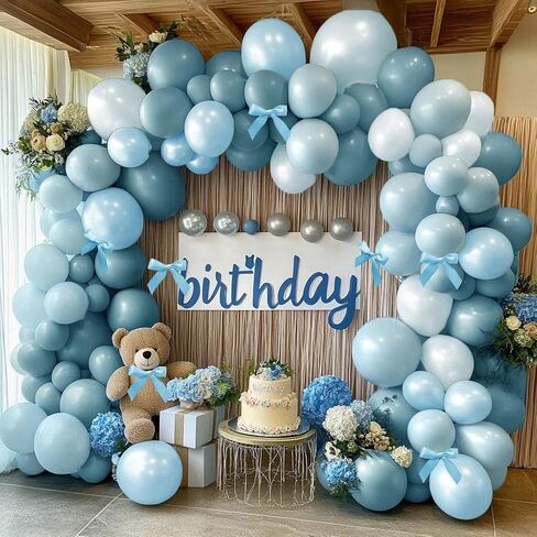 Navy Blue Red Balloon Garland Double Stuffed Macaron Blue Royal Red Balloon Premium Red Latex Balloon Arch Kit for Superhero Boys Birthday Baseball Theme Nautical Party Decorations in Saudi Arabia