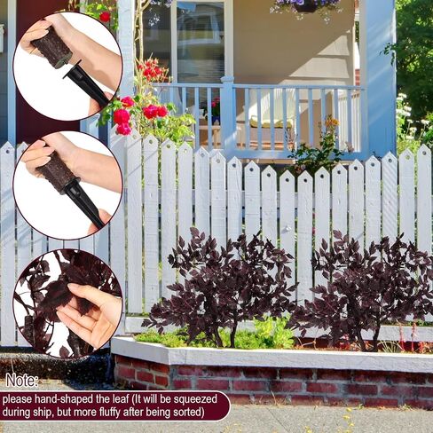 Giegxin 2 Pack 3.2 ft Fall Artificial Cimicifuga Stems with Spike Faux Plum Cimicifuga Plant Autumn Ramosa Leaf Halloween Tree for Fall Thanksgiving, Porch, Fireplace Front Door Outdoor Indoor Decor in Saudi Arabia